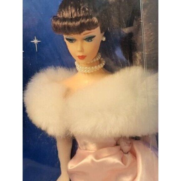 NEW 1995 Enchanted Evening Barbie Doll collector edition Brunet NIB 15407 Mattel - Picture 3 of 9